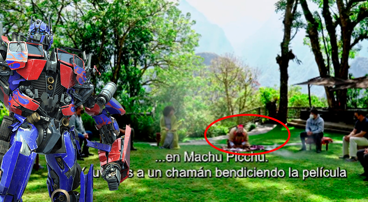 Chamán peruano bendijo película de Transformes que se grabó en Machu Picchu