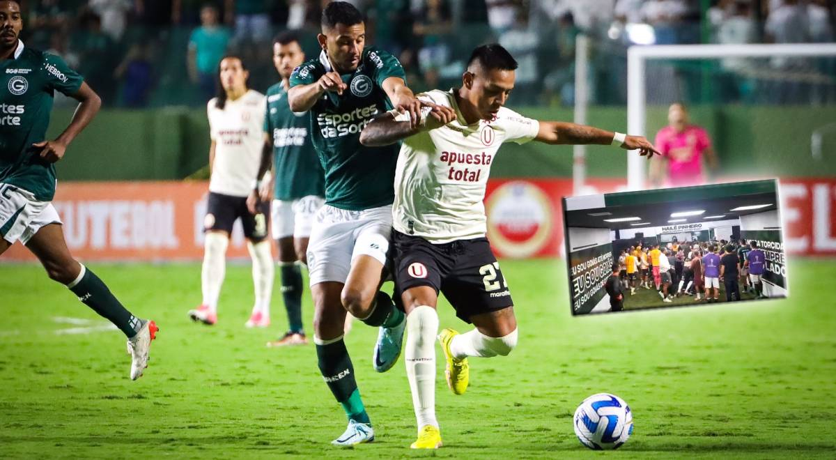Conmebol abrió proceso disciplinario a Universitario y Goiás por pelea después del partido