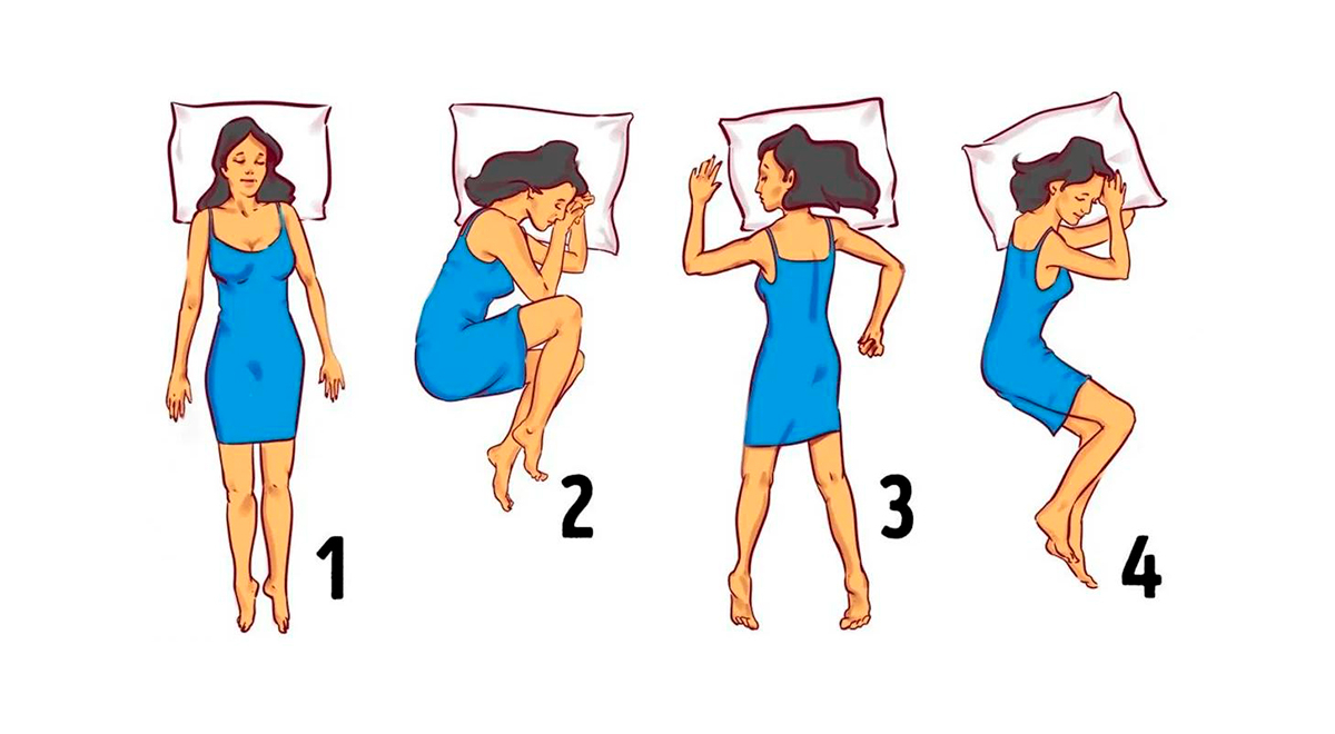 ¿Cuál es tu postura favorita al dormir? Tu respuesta revelará detalles de tu subconciente