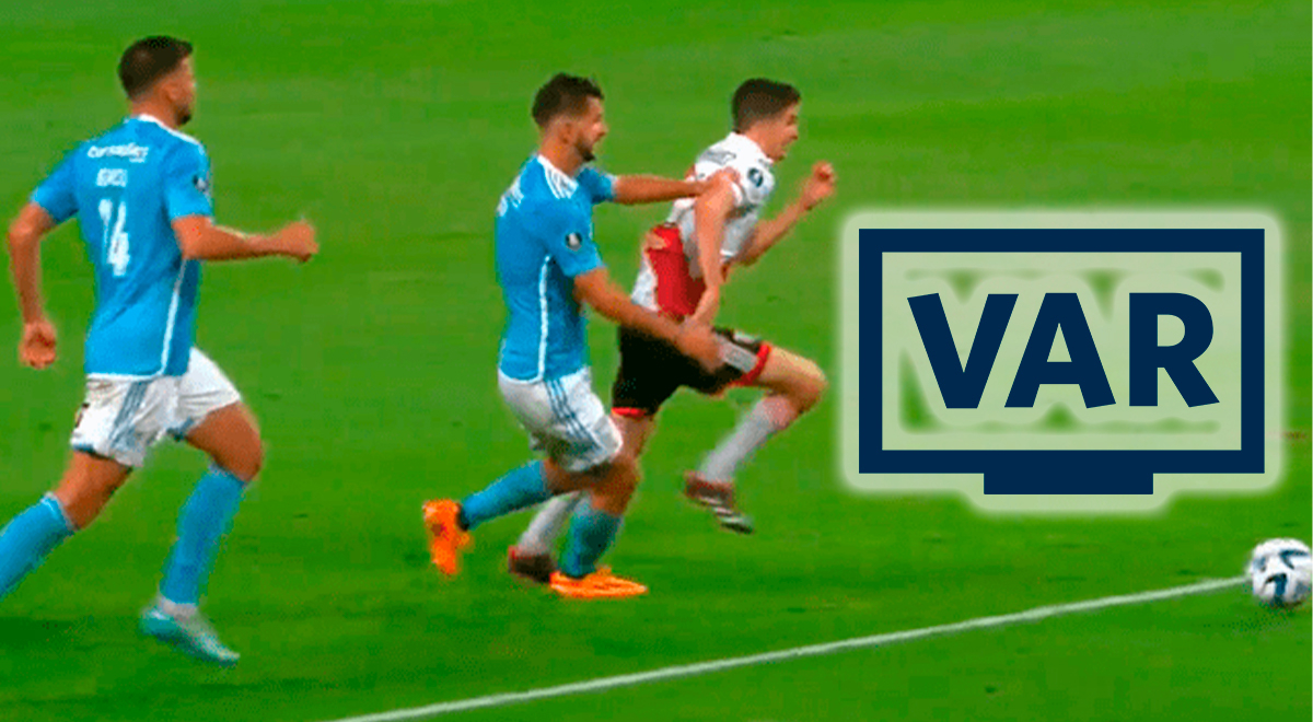 Conmebol revealed VAR audios in penalty that favored River Plate against Sporting Cristal.