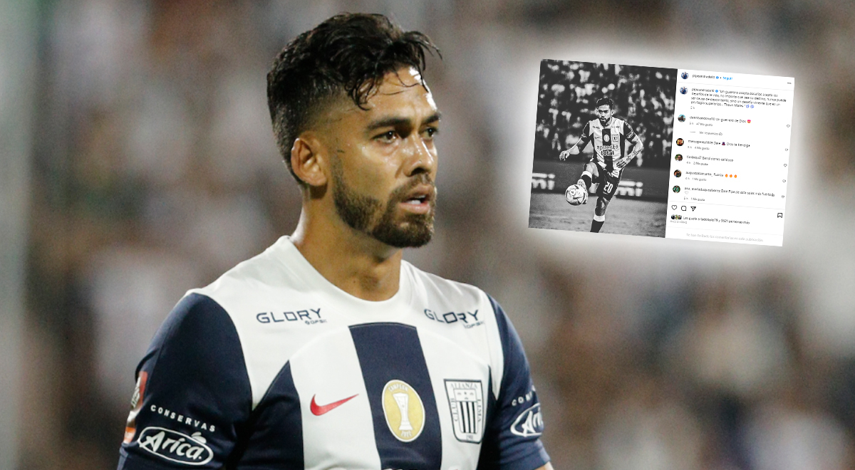 Andrés Andrade se motiva con contundente frase tras sufrir dura lesión en Alianza Lima