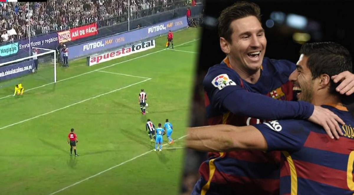 A lo Messi y Suárez: Barcos hace pase gol en penal a Lavandeira y anotó el 6-1 en Matute