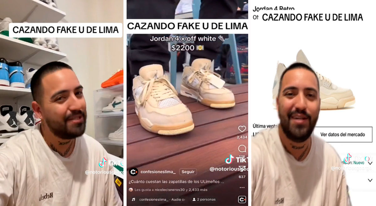 Alumnos de la U. de Lima muestran sus zapatillas 'caras', pero especialista descubre que son fakes