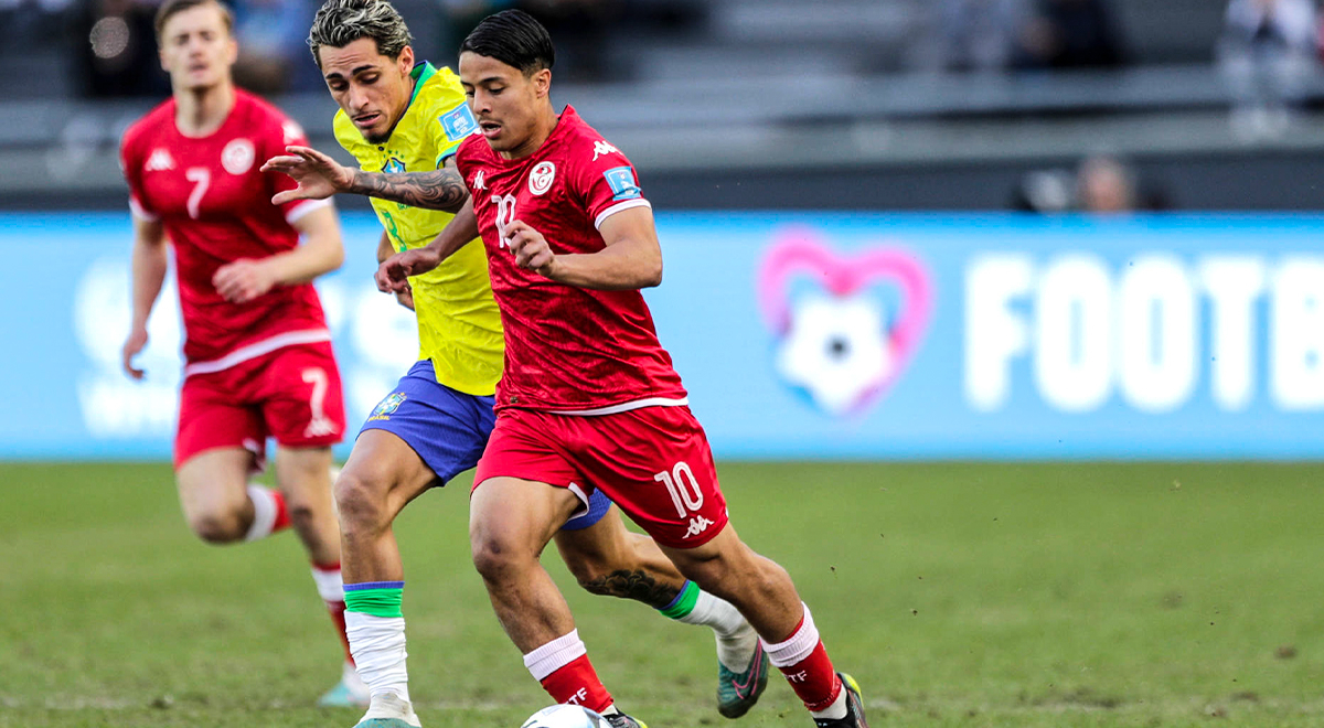 How did Brazil vs. Tunisia end today in the U20 World Cup?