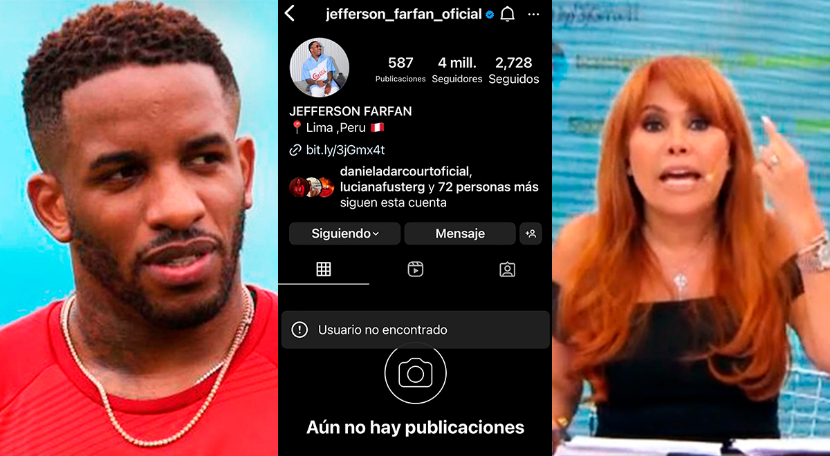 Jefferson Farfán desapareció de las redes sociales: el exjugador cerró su Instagram