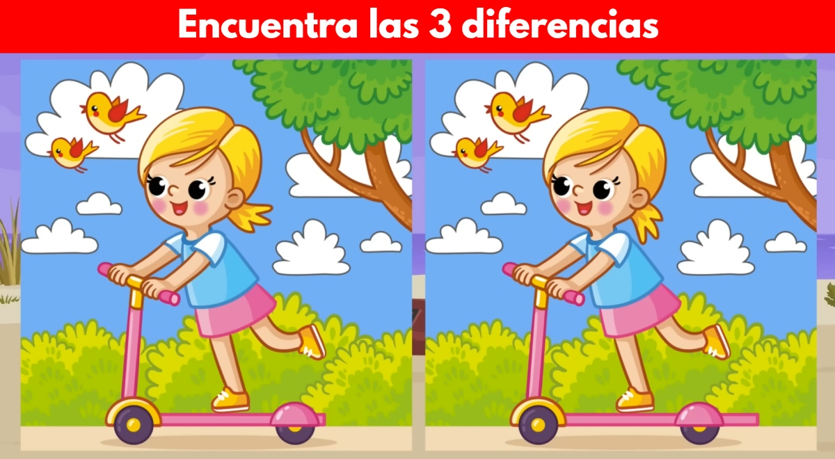 Can you find the 3 differences in the image? 99% of people FAILED in the attempt.