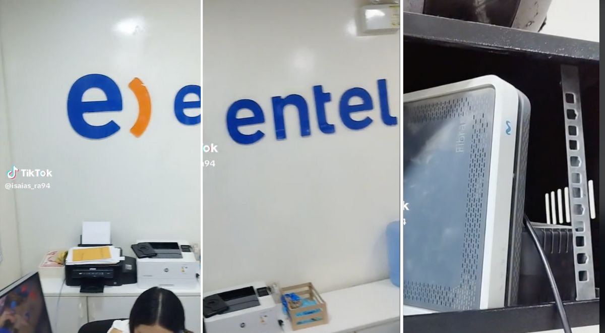 Oficina de Entel usa internet Movistar y son troleados: 