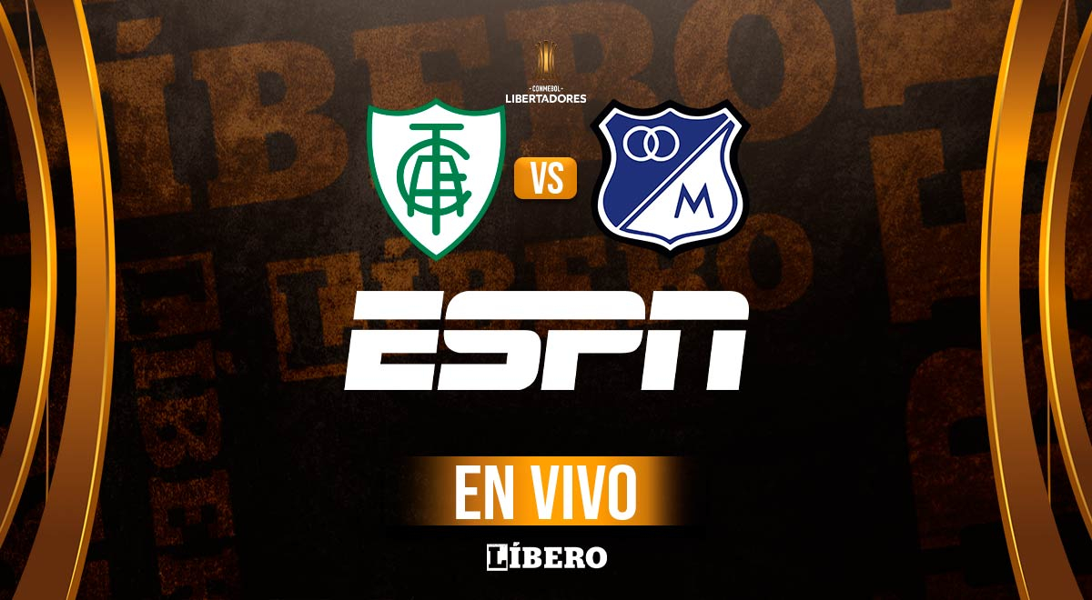 ESPN EN VIVO, América Mineiro vs. Millonarios ONLINE por fecha 5 de Copa Libertadores