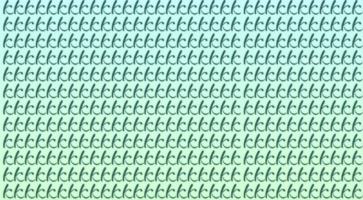 ¿Lograrás encontrar la letra que NO coincide? El 3% acertó en solo 6 segundos