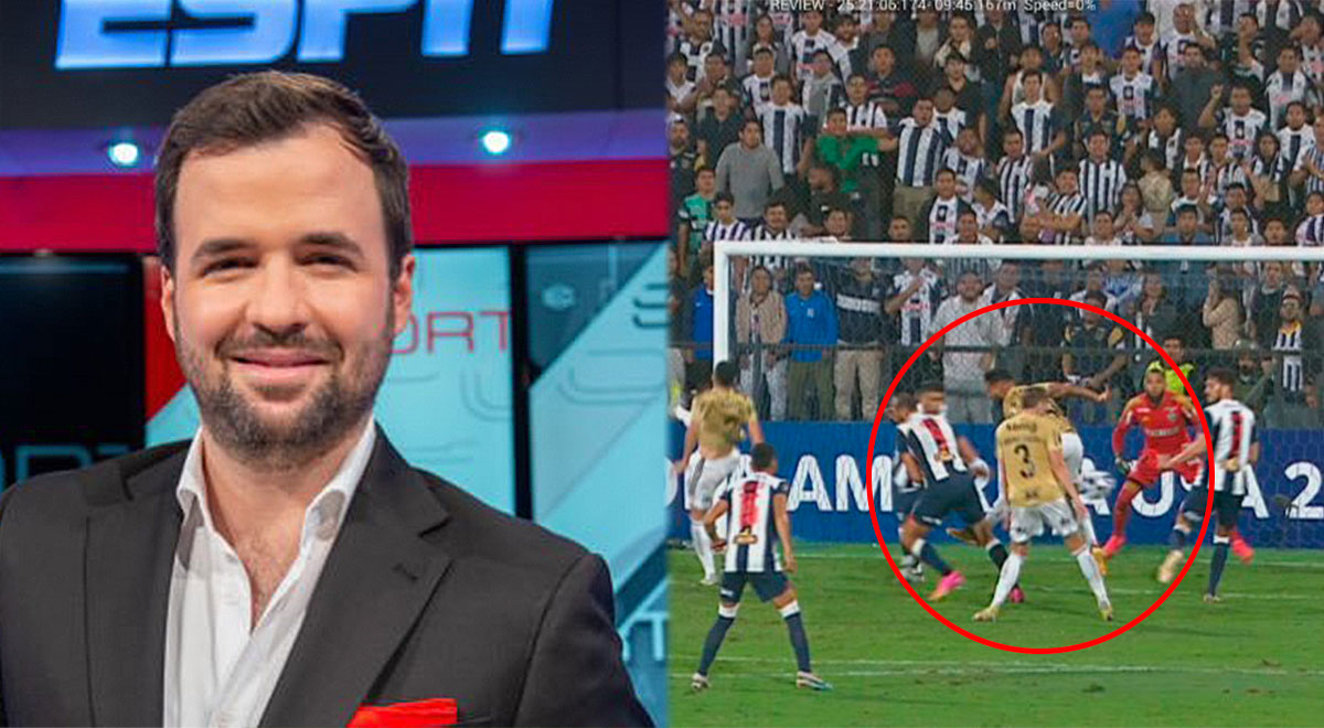 Periodista de ESPN explicó por qué la mano de Mineiro no fue penal para Alianza Lima