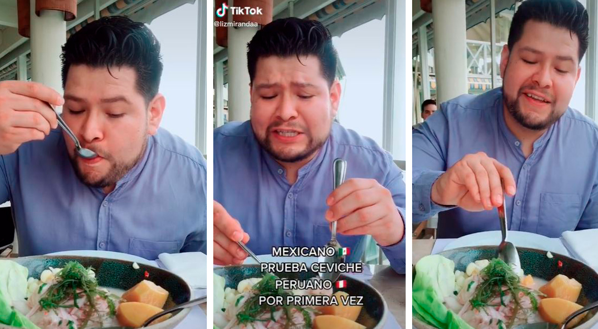 Mexicano come ceviche por primera vez y su reacción te sorprenderá: 