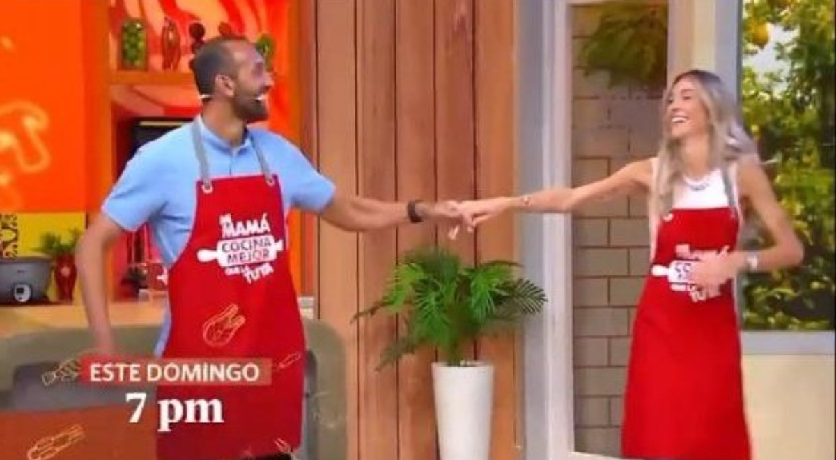 Hernán Barcos y su esposa Giuli Cunha competirán en 'Mi mamá cocina mejor que la tuya' de Ethel Pozo