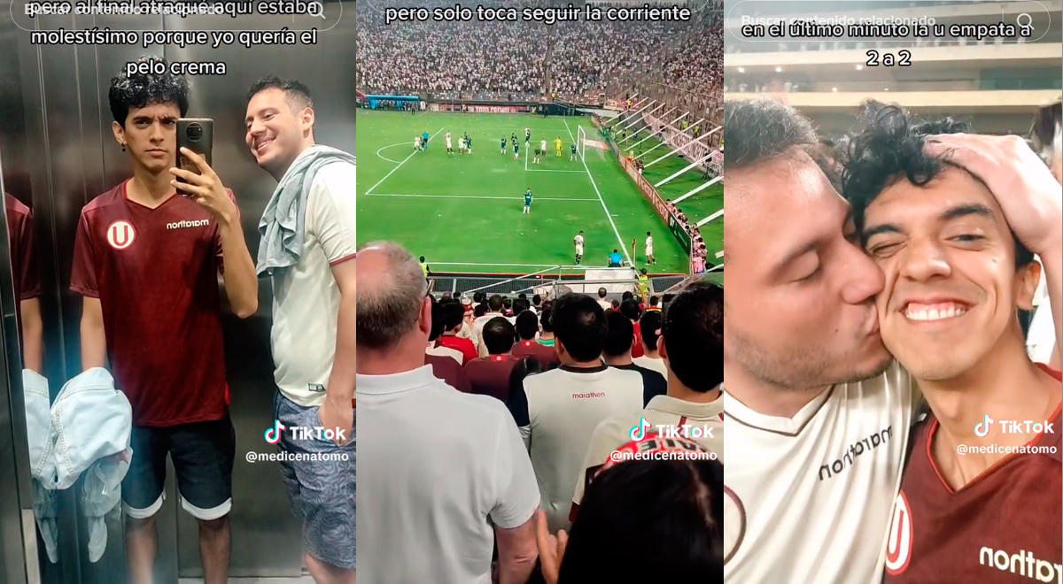 Hincha de la 'U' va al estadio con su novio, pese a que toda su familia es aliancista: 