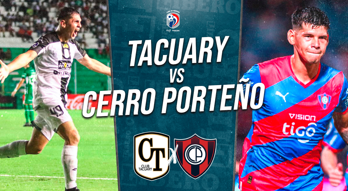 Tacuary vs. Cerro Porteño EN VIVO: minuto a minuto del partido vía Tigo Sports