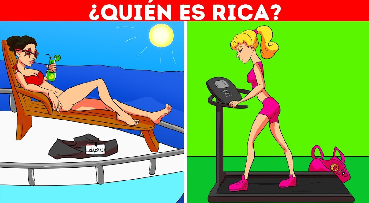 Acertijo visual para veloces: ¿Quién es una mujer rica? Resuelve este misterio en 5 segundos