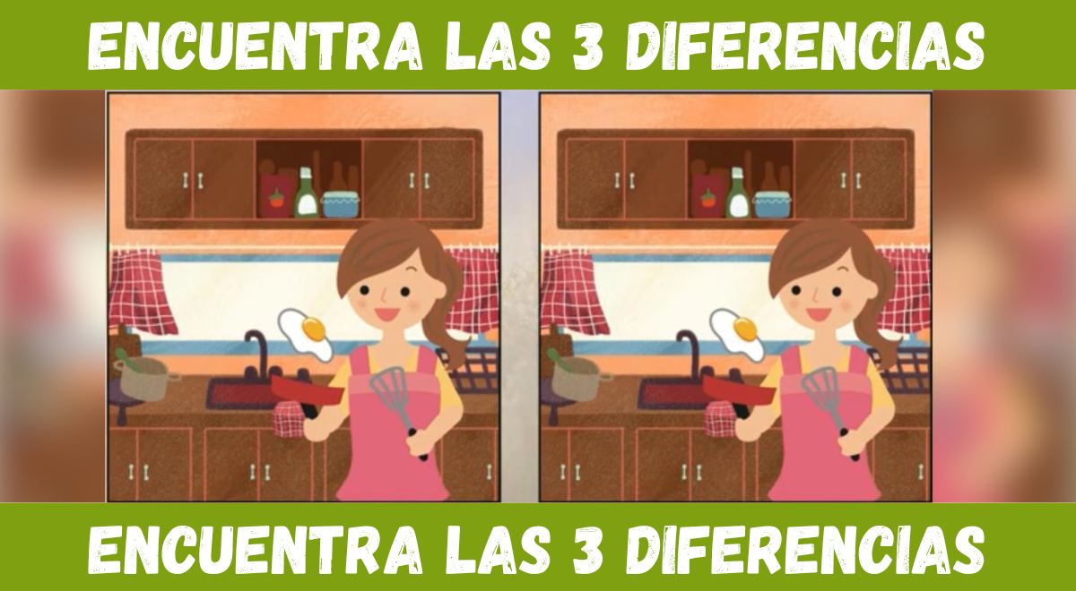 Solo un GENIO hallará las 3 diferencias en la imagen en 5 segundos: ¡Inténtalo!