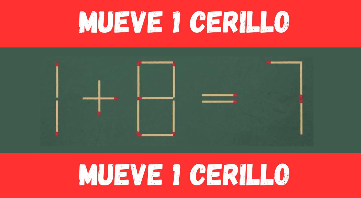 Una MENTE BRILLANTE resolverá este acertijo de cerillos nivel PRO en 8 segundos