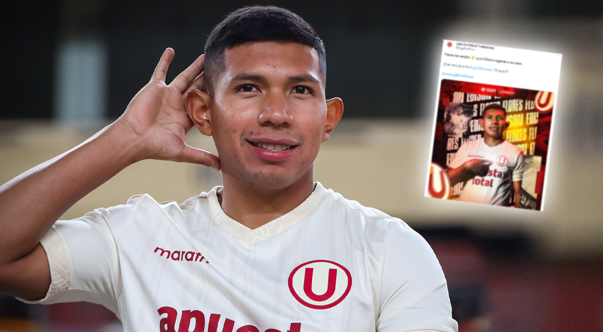 Liga 1 le dio una calurosa bienvenida a Edison Flores tras su regreso a Universitario