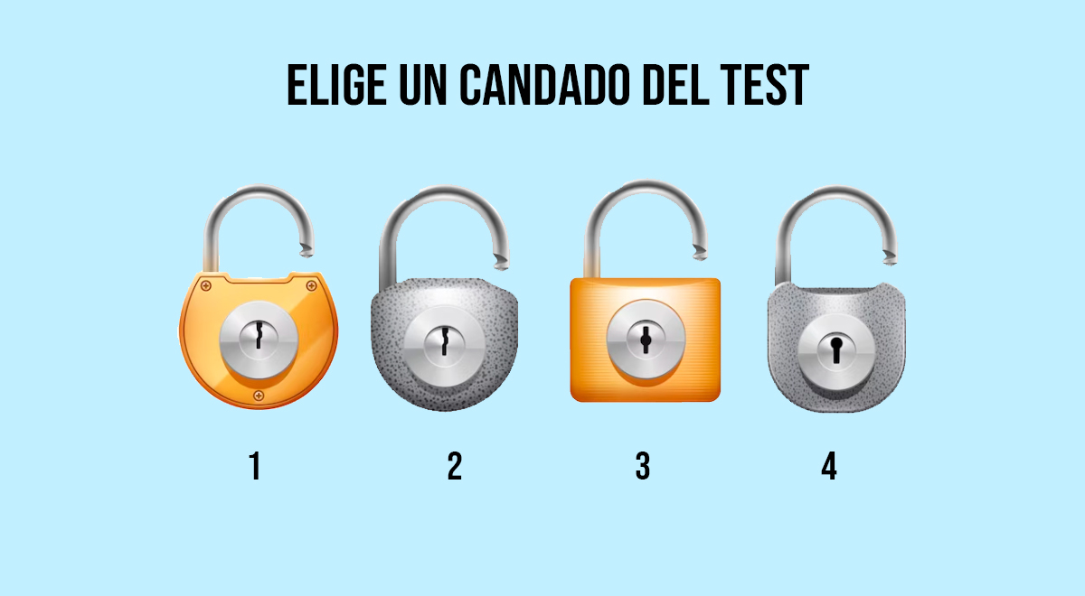 Responde qué candado te gusta más y descubre cuál es tu mayor miedo en la vida