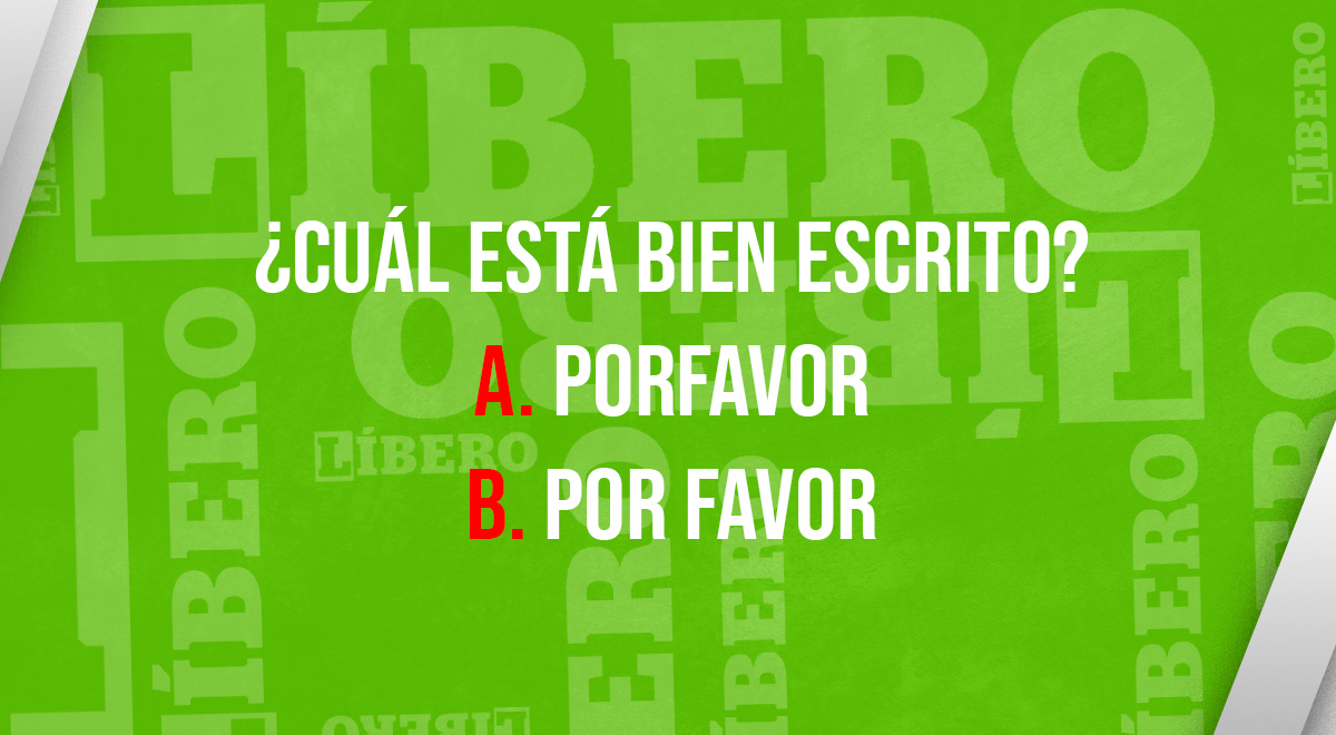 ¿Se escribe PORFAVOR o POR FAVOR? Solo un genio sabe la respuesta correcta