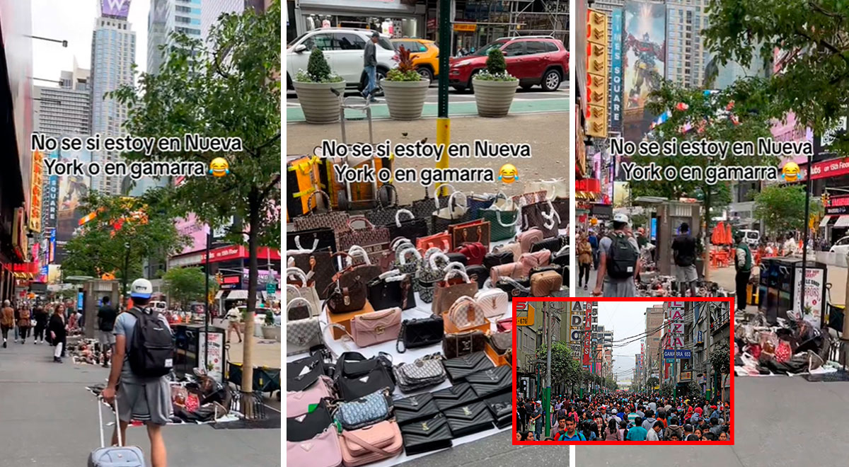 Peruana pasea por Nueva York y se sorprende con el comercio ambulatorio: 