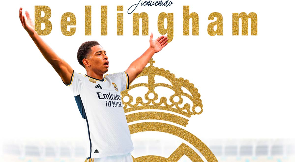 Real Madrid anunció a Jude Bellingham como su flamante fichaje por 6 temporadas