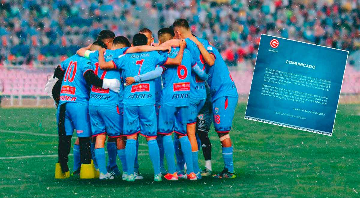 Deportivo Garcilaso reported that they fired nine players due to acts of indiscipline.