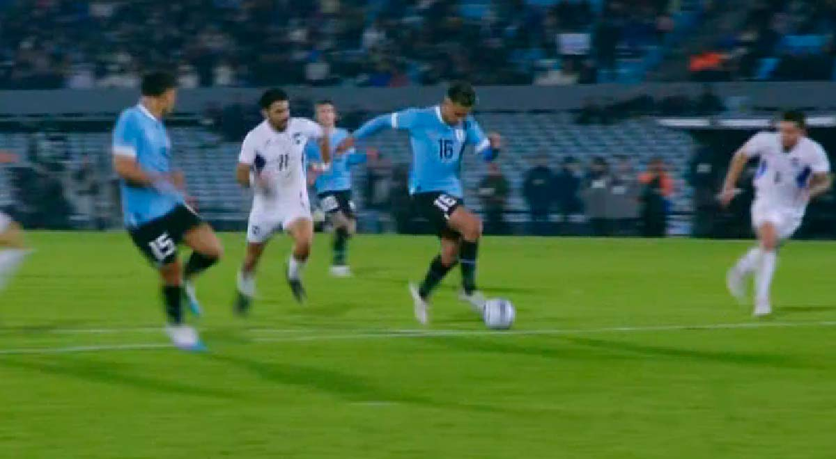 Uruguay realizó un contragolpe espectacular y Rodrigo Zalazar puso el 2-0 ante Nicaragua