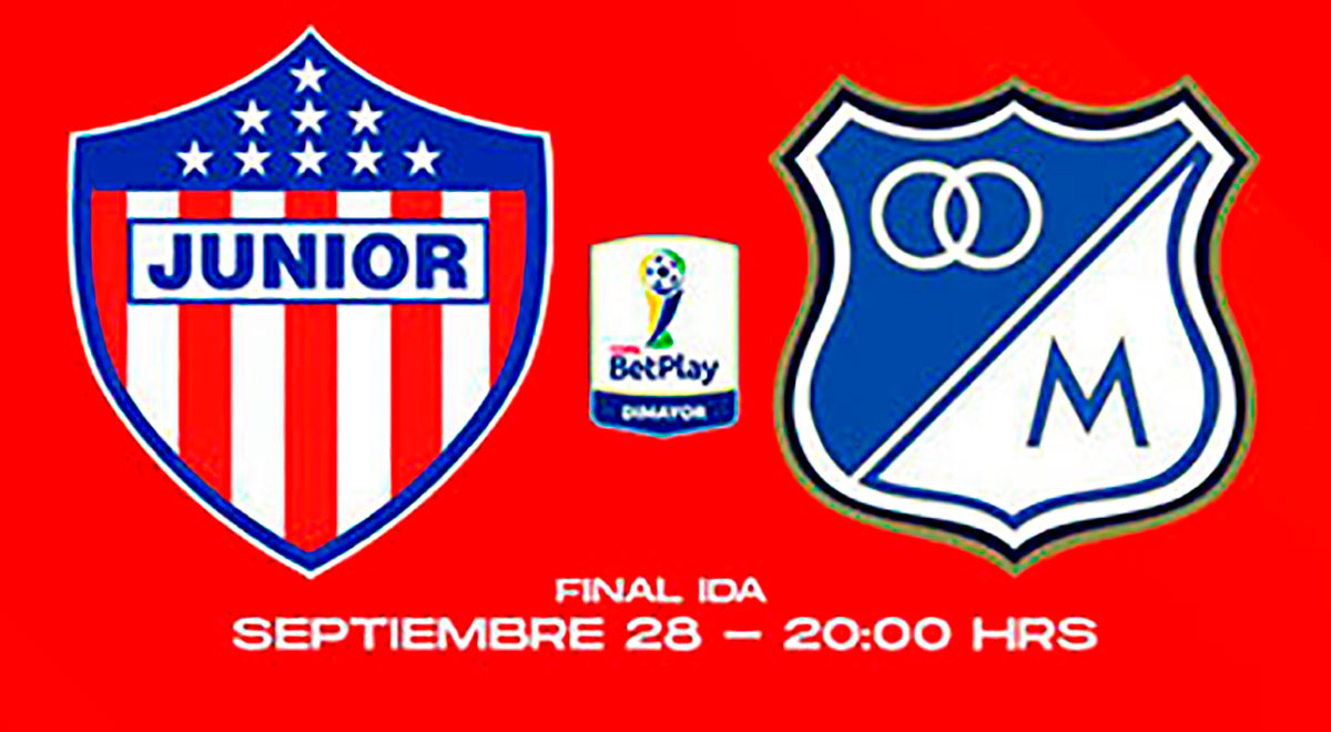 Junior vs Millonarios EN VIVO: minuto a minuto por la ida de la final ...