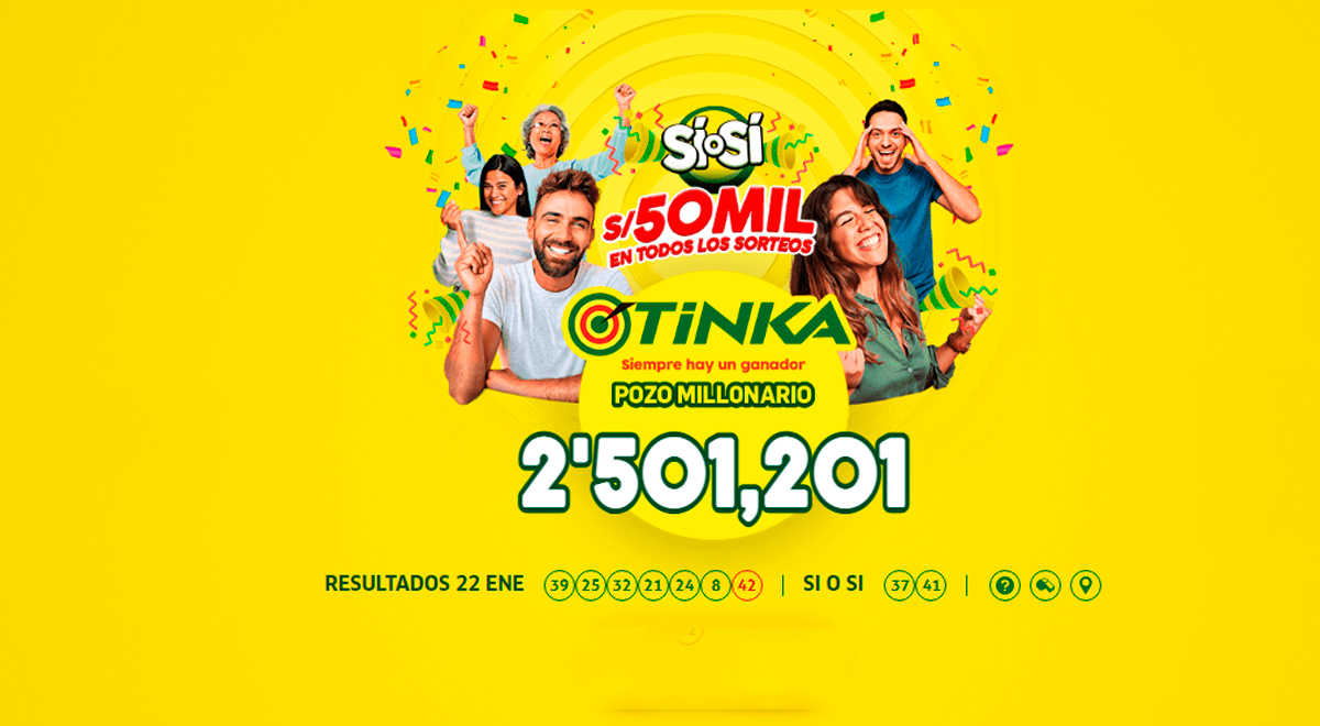 Sorteo de La Tinka: último resultados del domingo 29 de enero