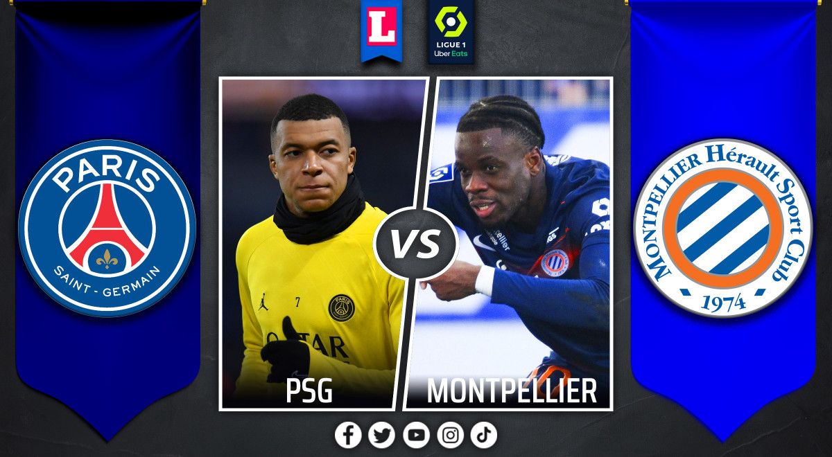 PSG vs Montpellier EN VIVO por Ligue 1: minuto a minuto