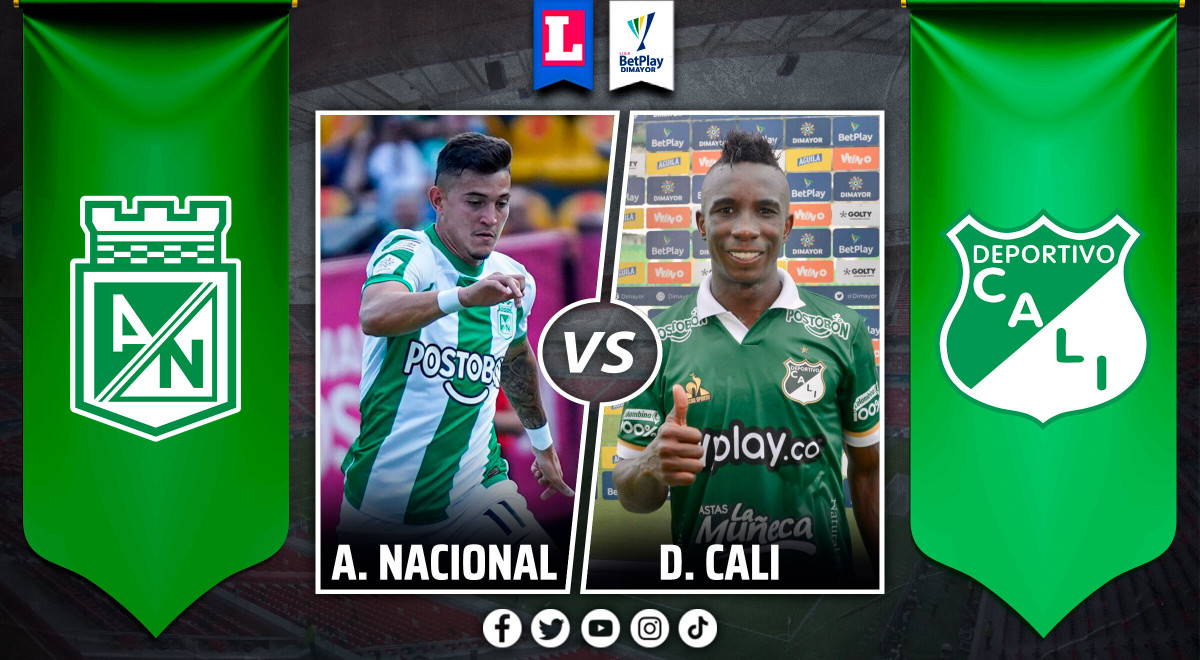 Atlético Nacional vs Deportivo Cali EN VIVO por Liga BetPlay: partido ...