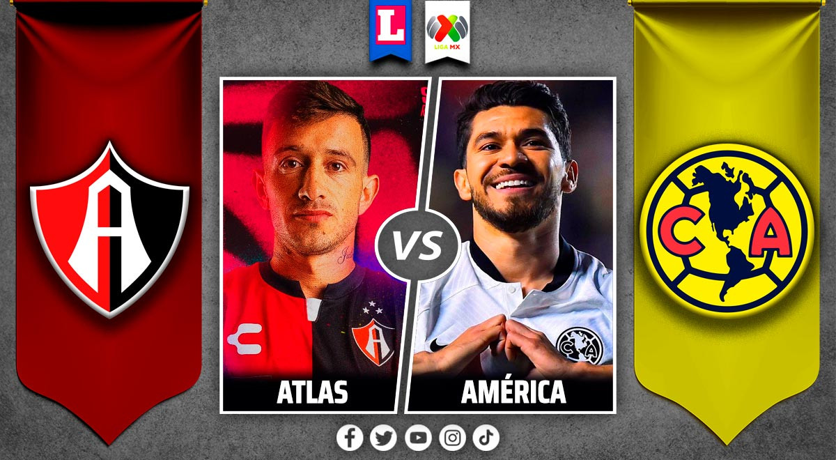Atlas vs. América EN VIVO por Liga MX: partido minuto a minuto