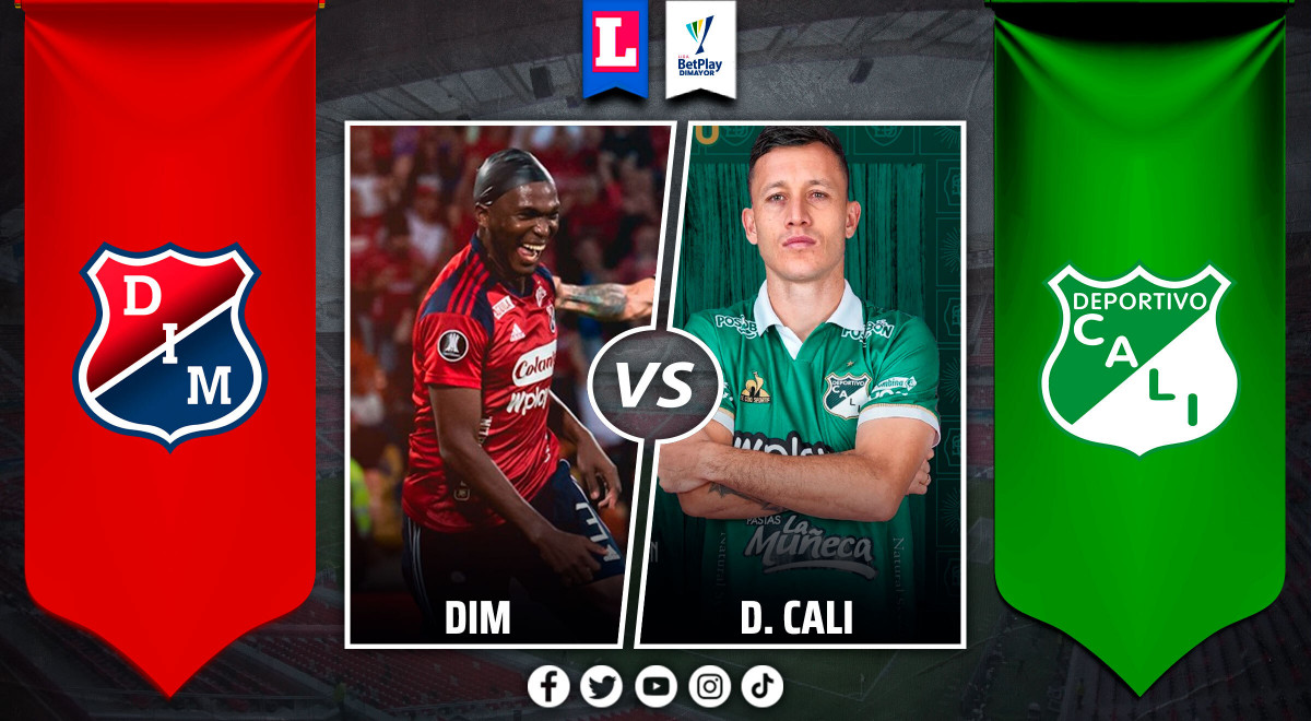 Medellín vs Deportivo Cali EN VIVO por Liga BetPlay: partido minuto a ...