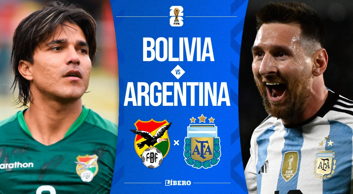 Bolivia vs Argentina EN VIVO por Eliminatorias Sudamericanas 2026