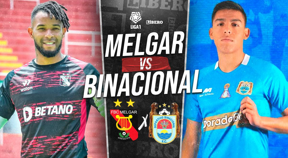 Melgar vs. Binacional EN VIVO por Liga 1: transmisión del partido