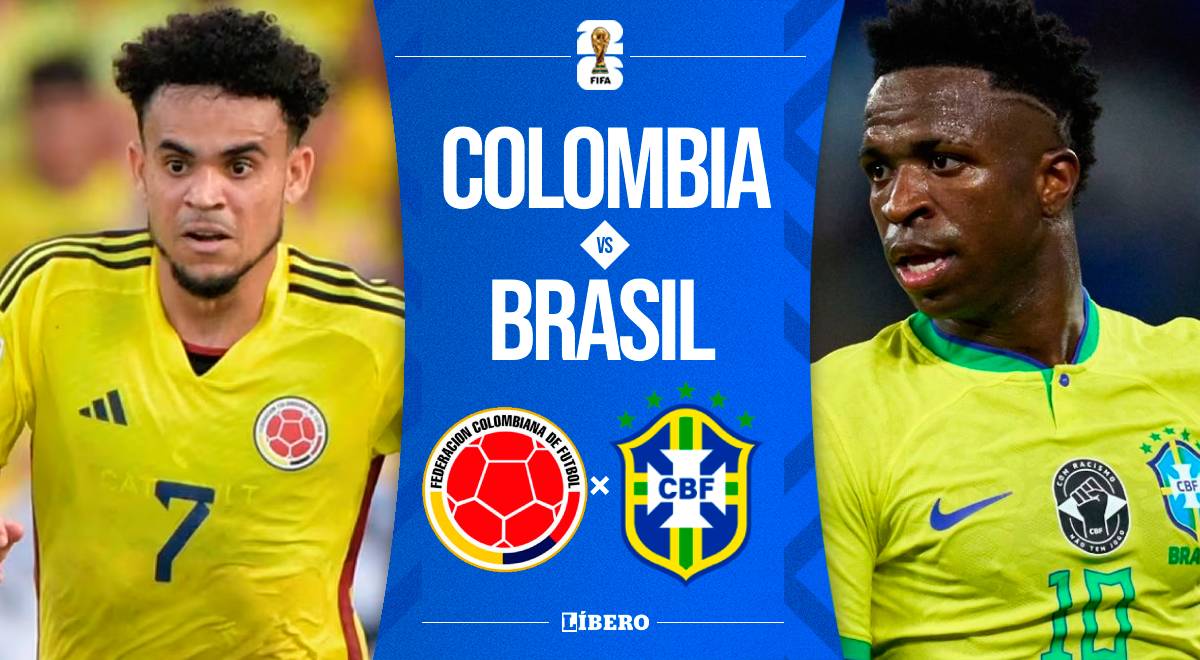 Colombia vs Brasil EN VIVO por Eliminatorias 2026 minuto a minuto del