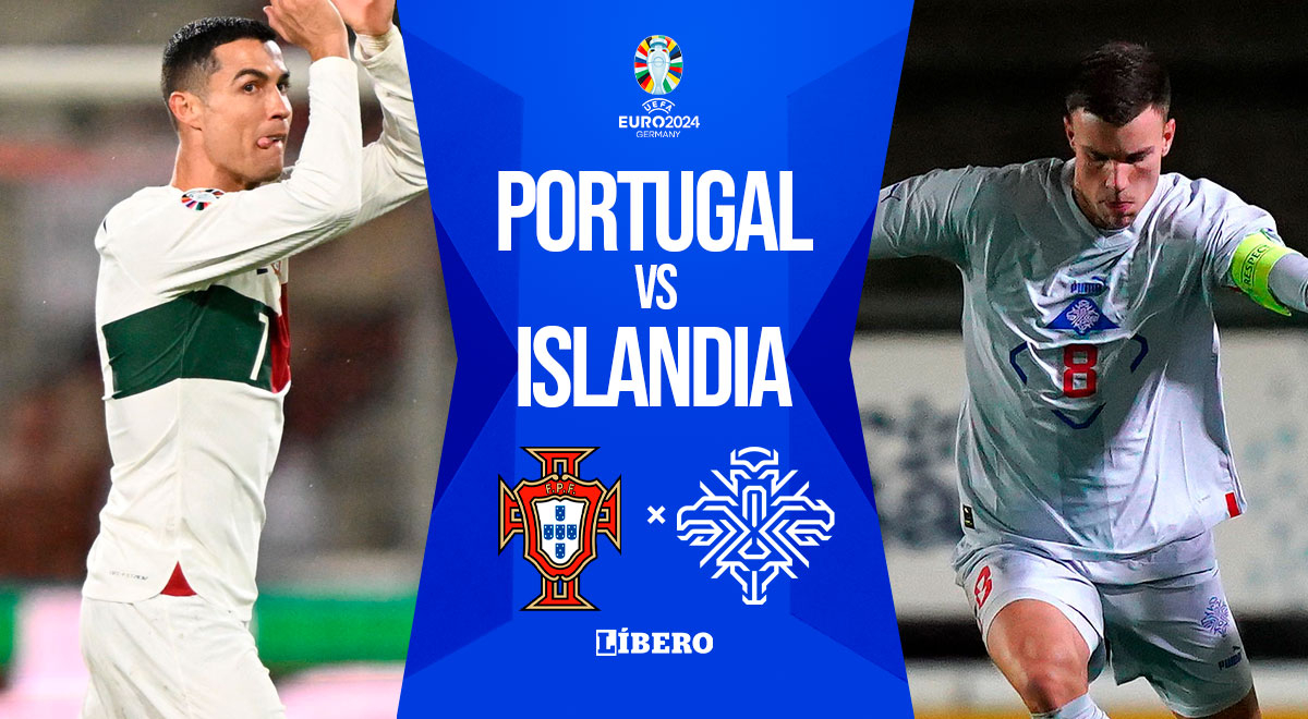 Portugal vs. Islandia por Eliminatorias Eurocopa 2024 resumen y goles