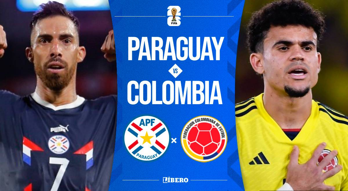 Paraguay vs. Colombia EN VIVO por Eliminatorias 2026 transmisión del