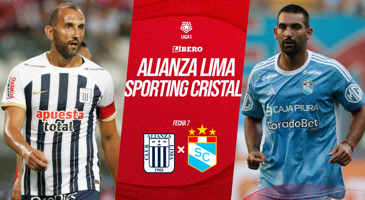 Alianza Lima vs Sporting Cristal por Liga 1 Perú: resumen y goles