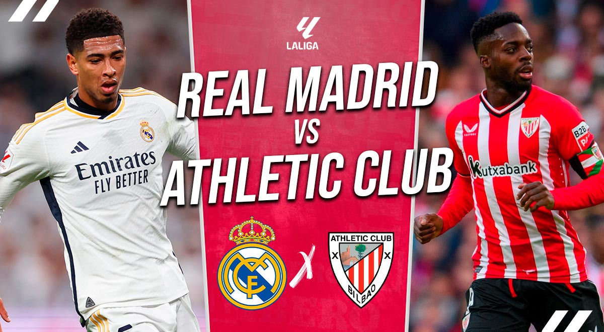 Real Madrid vs Athletic Bilbao por LaLiga: resumen y goles