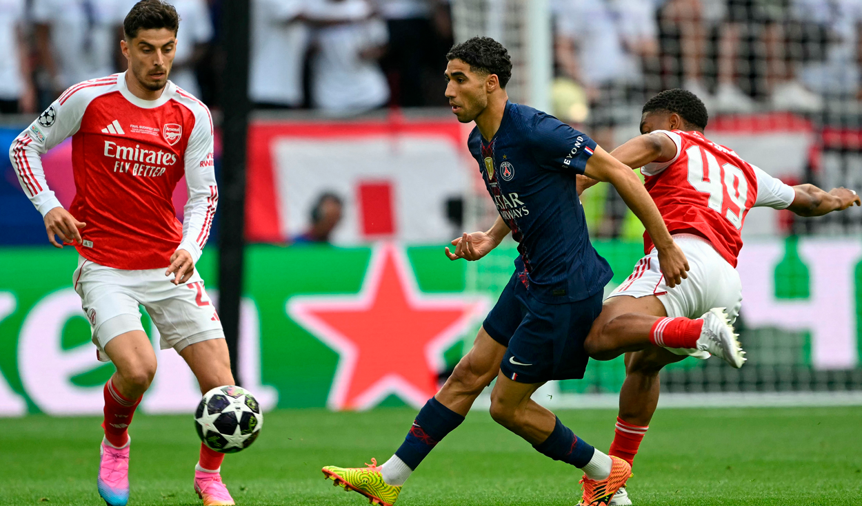 PSG vs. Arsenal por la final de la Champions League: resumen y goles del partido