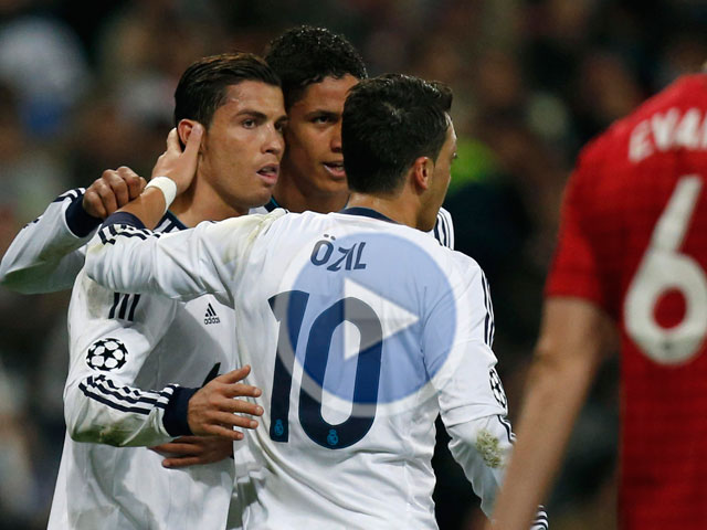 Cristiano Ronaldo Vs Manchester United 2013 Cristiano Ronaldo anotó el empate ante Manchester United, pero no