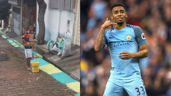 Gabriel Jesus De Pintar Paredes Sin Zapatos A Ser Figura Del Manchester City Fotos