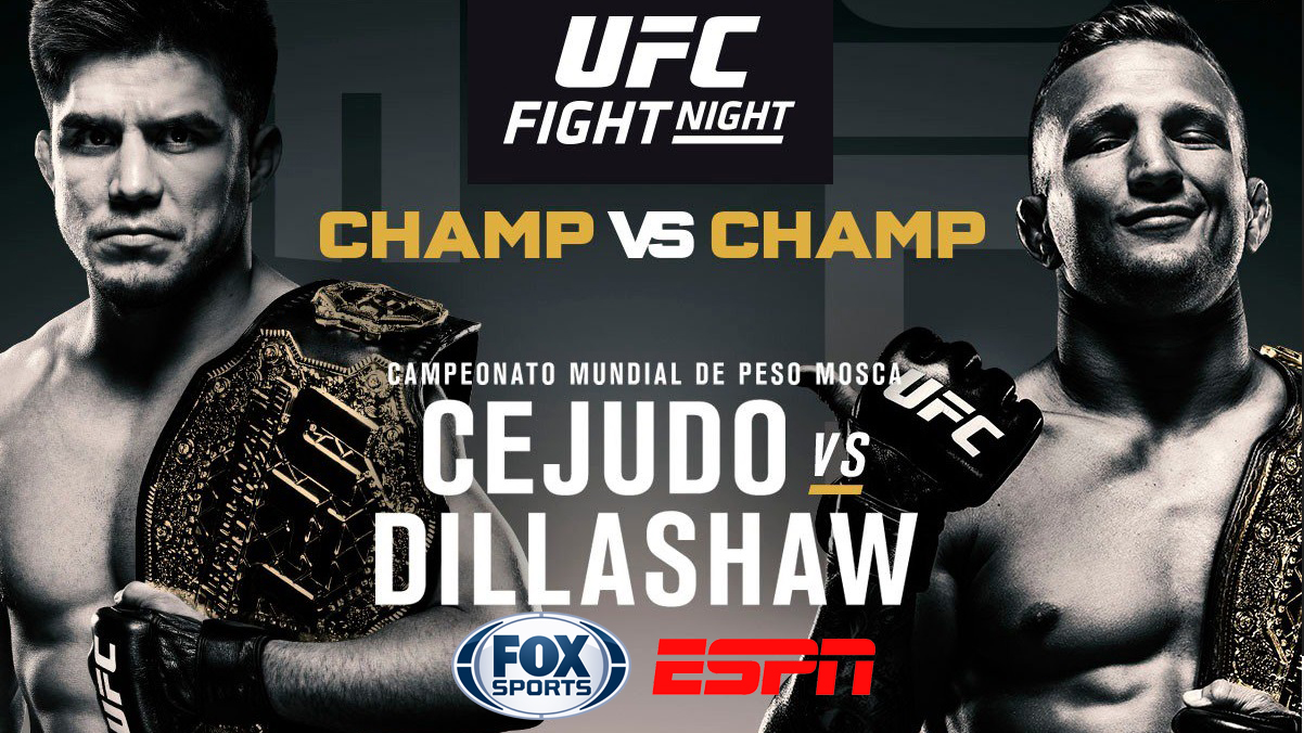Dillashaw vs. Henry Cejudo: resultado final del UFC Fight Night 143