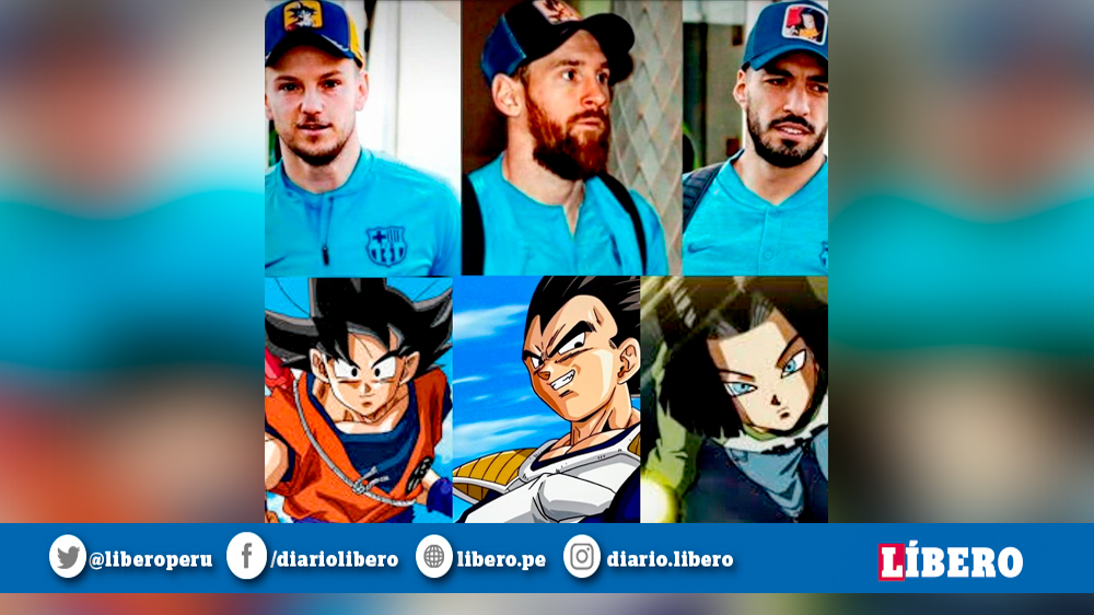Lionel Messi es vegeta, Suárez el Androide 17 y Rakitic simboliza a Gokú  [FOTOS]