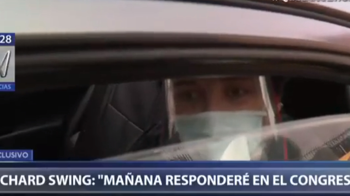 Richard Swing y sus primeras declaraciones antes de asistir al Congreso ...