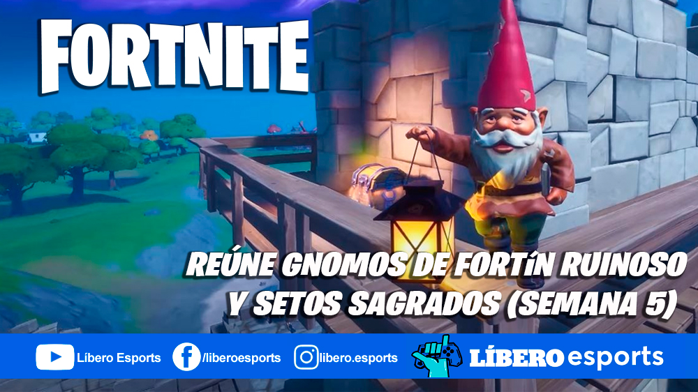 Fortnite reúne gnomos de Fortín Ruinoso y Setos Sagrados