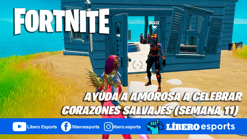 Fortnite ayuda a Amorosa a celebrar Corazones Salvajes GUÍA