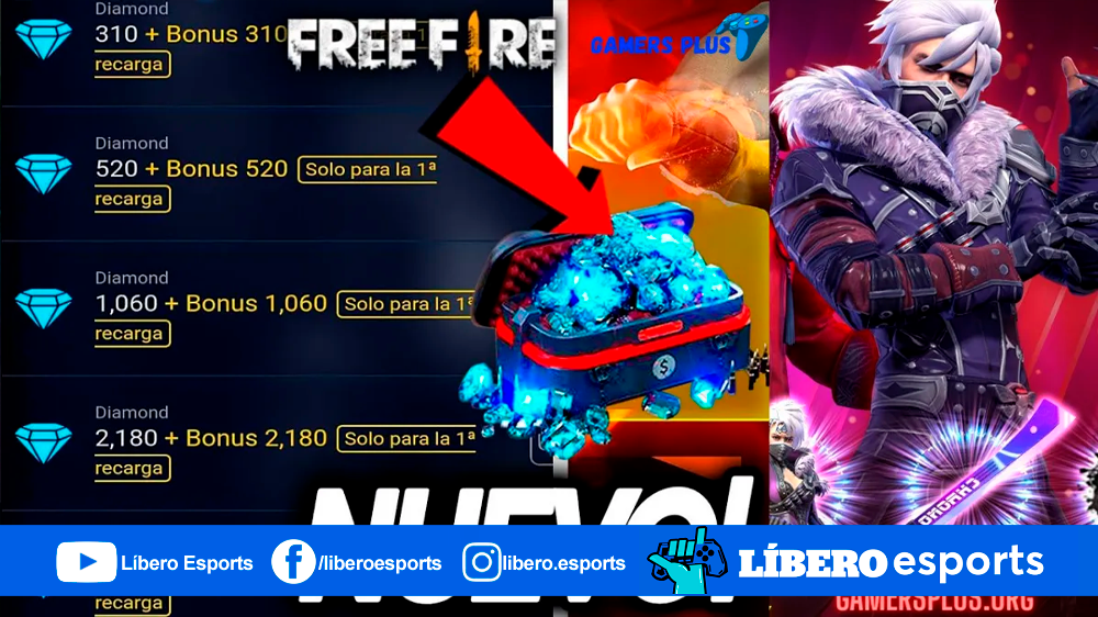 Promoción] ¡Recarga 💎 para un bonus - Garena Free Fire